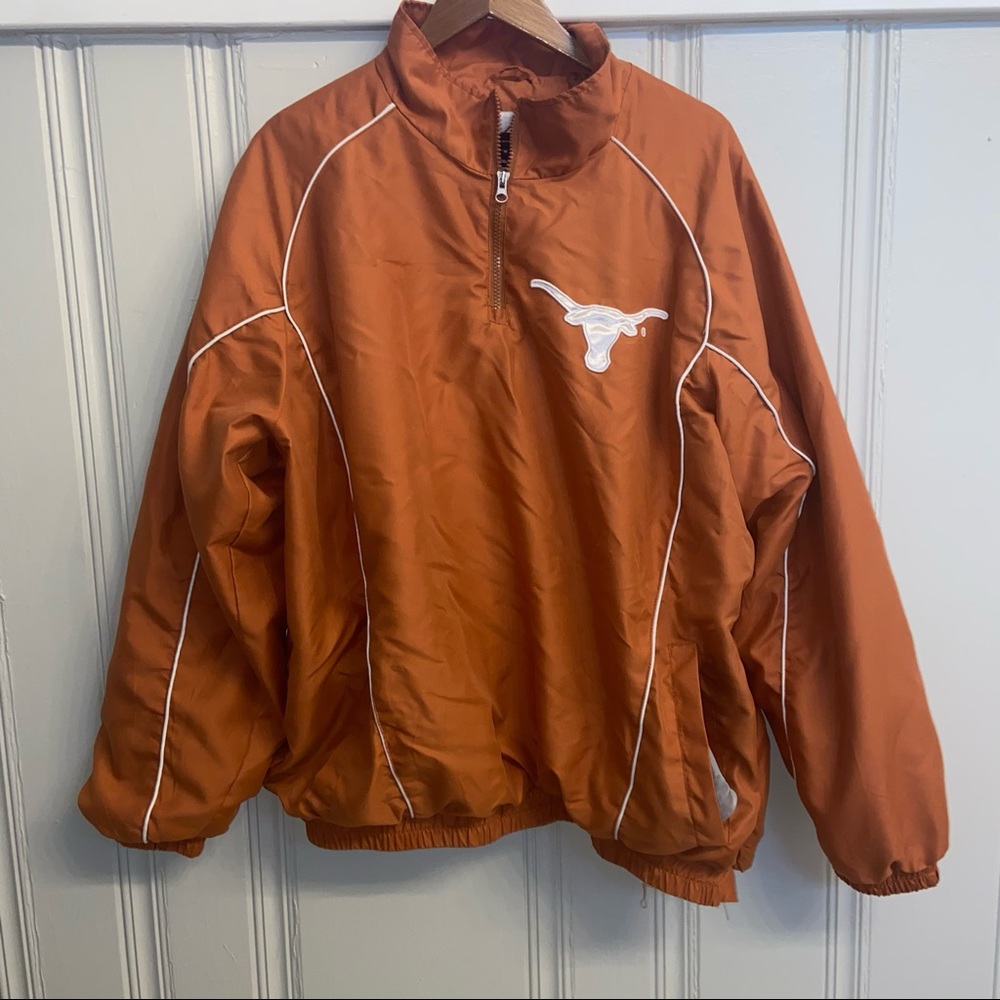 University of Texas longhorns logo Half-zip Pullover men’s xxl
